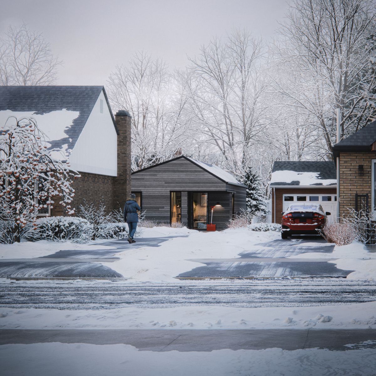 Accessory Dwelling Unit Accessory Dwelling Unit built in the rear of home